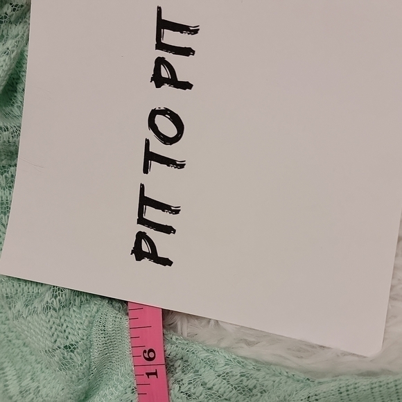 No Boundaries lightweight notch neck mint green sweater top size medium NWT - Picture 10 of 12